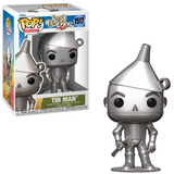 Tin Man #1517 The Wizard of Oz 85th Funko Pop figure in box and out of box with metallic design holding axe