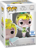Tinkerbell #1334 Disney 100 Funko Pop Faceted Funko Exclusive collectible in original box