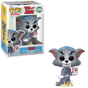 Tom with Clock #2006 Tom and Jerry Funko Pop in box and out of box