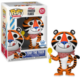 Tony the Tiger #121 Kelloggs Frosted Flakes Funko Pop Funko Exclusive in box and out of box Ad Icons figure holding spoon