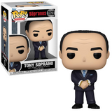 Tony Soprano Funko Pop #1522 shown both in the box and out of the box from The Sopranos