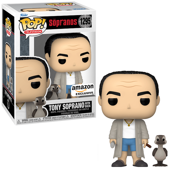 Tony Soprano with Duck #1295 Amazon Exclusive Funko Pop Figure