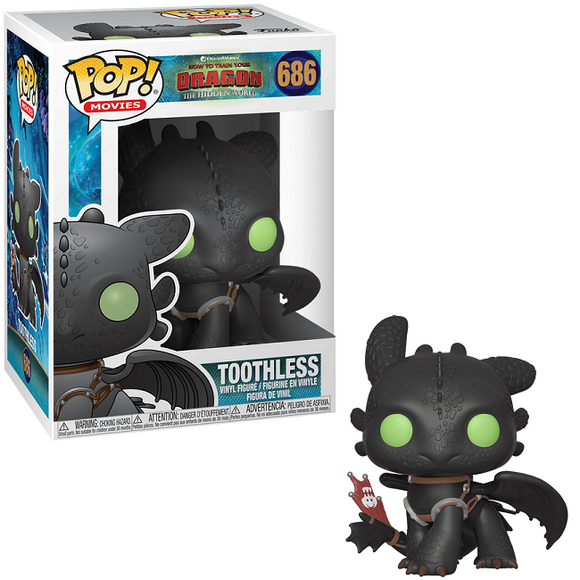 Toothless #686 How to Train Your Dragon Funko Pop! in box and out of box