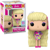 Totally Hair Barbie #123 Barbie 65th Funko Pop! Retro Toys figure shown in box and out of box.