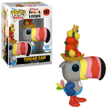Toucan Sam #197 Froot Loops Funko Pop Funko Exclusive in box and out of box Ad Icons figure with fruit hat