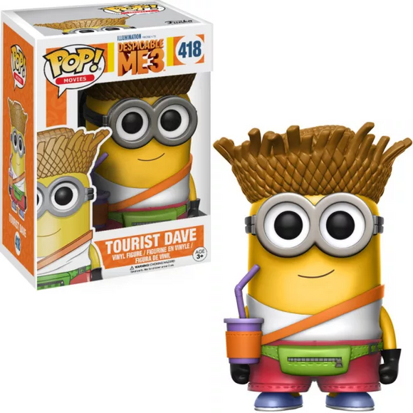 Tourist Dave #418 Funko Pop! in box and out of box