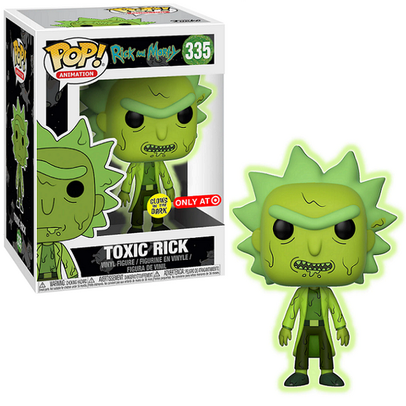 Toxic Rick #335 - Rick And Morty Funko Pop! Animation [Gitd Target Exclusive]