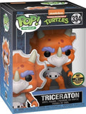 Triceraton #334 Teenage Mutant Ninja Turtles Funko Pop Digital Release LE 2000 in box view
