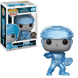 Tron #489 Funko Pop shown in-box and out-of-box, front view