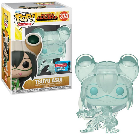 Tsuyu Asui #374 - My Hero Academia Funko Pop! Animation [Translucent 2021 Fall Convention Exclusive]