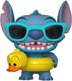 Stitch with Tube #1565 Funko Pop out of box from Lilo & Stitch wearing float tube and sunglasses