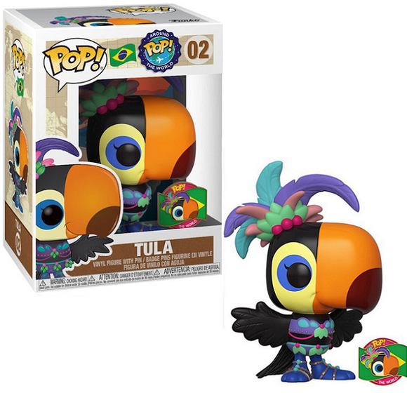 Tula #02 - Around the World Brazil Funko Pop! [with Pin]