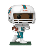Tyreek Hill #180 Miami Dolphins Funko Pop Football figure out of box front view