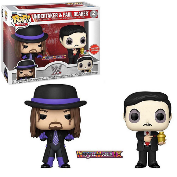 Undertaker and Paul Bearer - Wrestling Funko Pop! WWE [GameStop Exclusive]