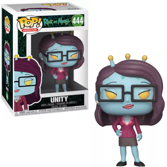 Unity #444 Rick and Morty Funko Pop in box and out of box