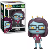 Unity #444 Rick and Morty Funko Pop in box and out of box