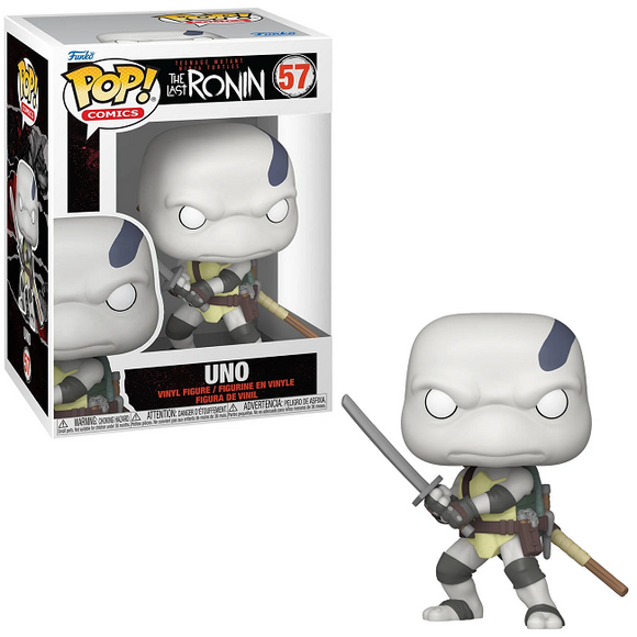 Uno #57 Teenage Mutant Ninja Turtles The Last Ronin Funko Pop in box and out of box