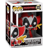 Clown Deadpool #322 Marvel Deadpool Funko Pop out of box
