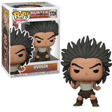 Uvogin #1724 Funko Pop from Hunter X Hunter shown both in and out of box