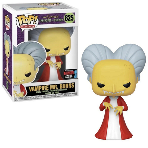 Vampire Mr Burns #825 – Simpsons Treehouse Of Horror Funko Pop! Animation [2019 Fall Convention Limited Edition]