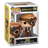 Van #1455 Funko Pop! displayed inside the box, front view