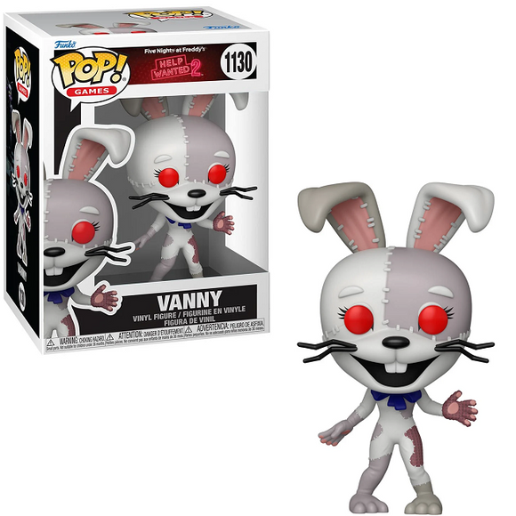 Vanny #1130 Five Nights at Freddy’s Help Wanted 2 Funko Pop! with red eyes and stitched suit