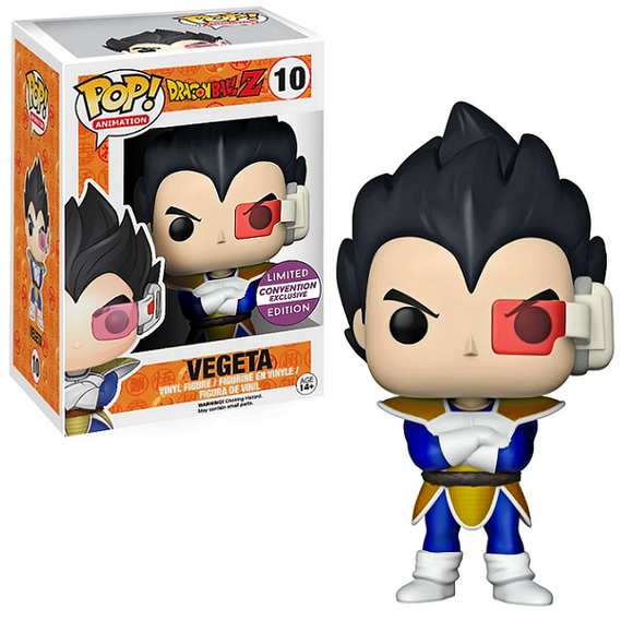 Funko Pop Dragon Ball Z Metallic Vegeta Convention Exclusive