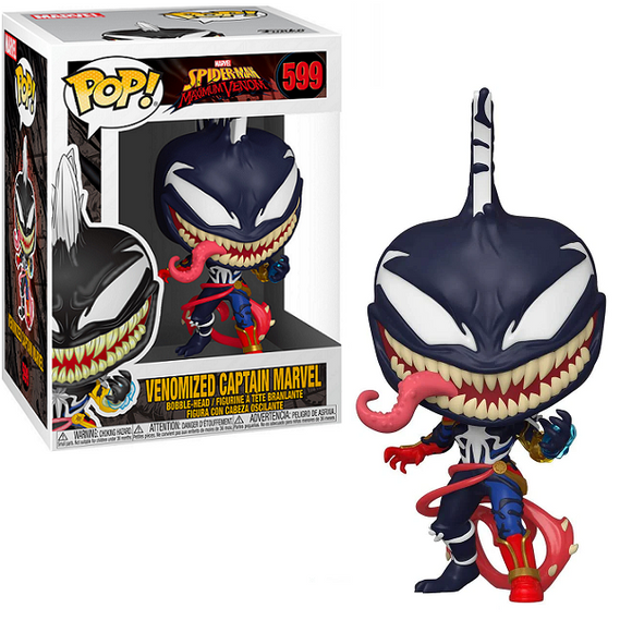 Venomized Captain Marvel #599 - Spider-Man Maximum Venom Funko Pop!