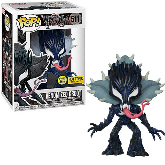 Venomized Groot #511 – Marvel Venom Funko Pop! [Gitd Hot Topic Exclusive]