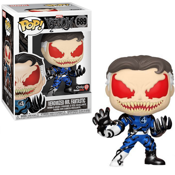 Venomized Mr Fantastic #689 - Marvel Venom Funko Pop! [Metallic GameStop Exclusive]