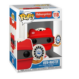 View-Master #118 Fisher Price Funko Pop displayed in box, front view