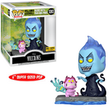 Hades with Pain and Panic Funko Pop #1203 displayed both inside the box and out of the box