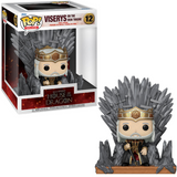 Viserys #12 House of the Dragon 6 inch Funko Pop! on Iron Throne in box and out of box