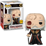 Viserys Targaryen #15 Unmasked Chase Funko Pop! shown in box and out of box, front view