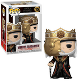 Viserys Targaryen #15 Funko Pop! shown in box and out of box, front view