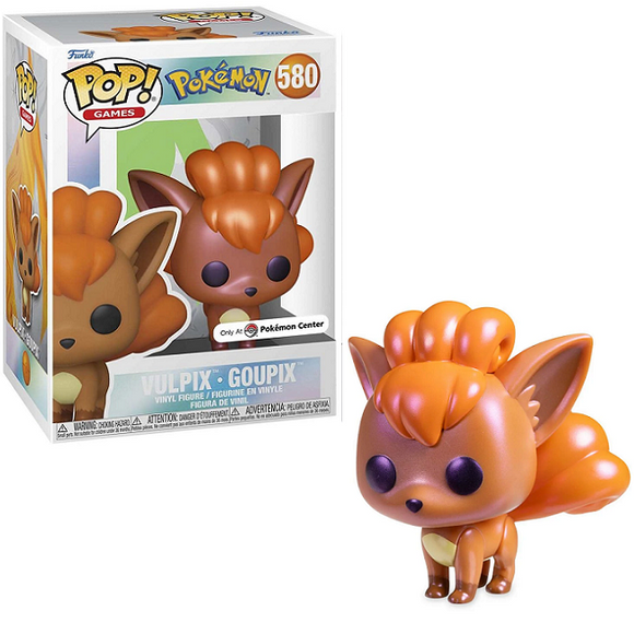 Vulpix #580 - Pokemon Funko Pop! Games [Pearlescent Pokemon Center Exclusive]