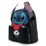Loungefly Vampire Stitch mini backpack Disney cosplay Halloween design side view
