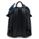 Loungefly Vampire Stitch mini backpack Disney cosplay Halloween design back view