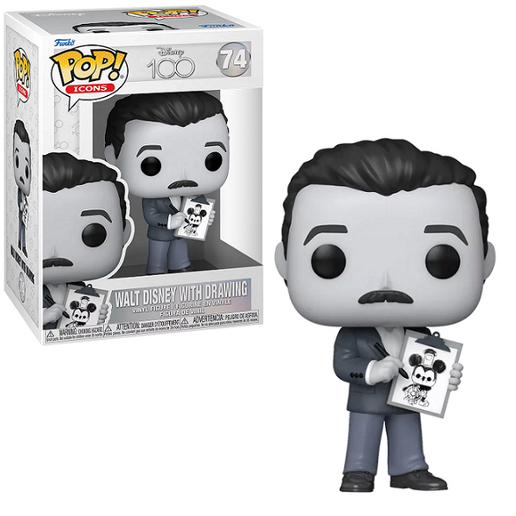 Walt Disney With Drawing #74 - Disney 100 Funko Pop! Icons