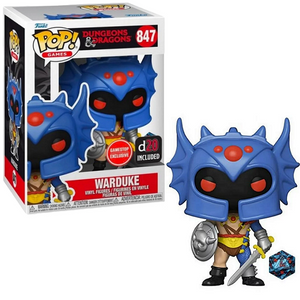 Warduke #847 - Dungeons And Dragons Funko Pop! Games [D20 Included] [GameStop Exclusive]