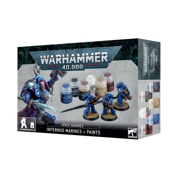 Warhammer 40k: Space Marines: Infernus Marines & Paints Set #60-11