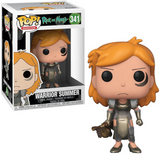 Warrior Summer #341 Rick and Morty Funko Pop in box and out of box