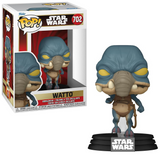 Watto Funko Pop Star Wars #702 shown in-box and out of box