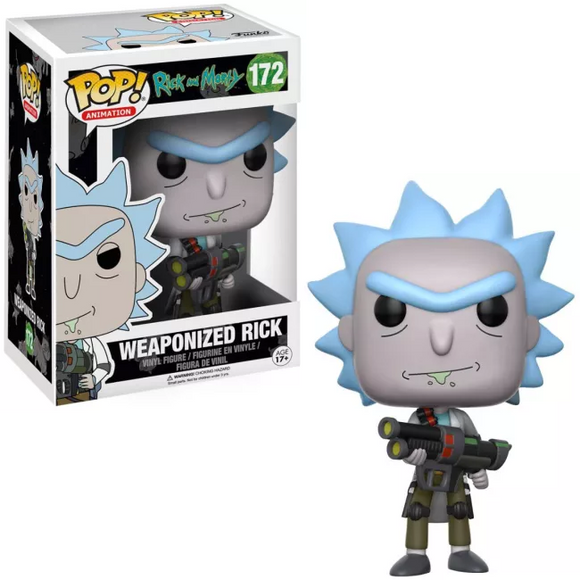 Weaponized Rick #172 Funko Pop! in box and out of box