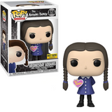 Wednesday Addams #816 The Addams Family Hot Topic Exclusive Funko Pop in box and out of box