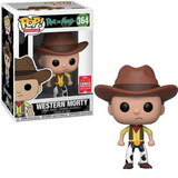 Western Morty #364 Rick & Morty Funko Pop 2108 Summer Convention Exclusive in box and out of box