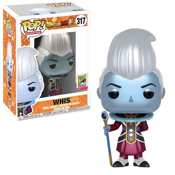 Whis #317 - Dragon Ball Z Funko Pop! Animation [Metallic 2018 SDCC Exclusive]