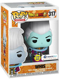 Whis #317 Dragon Ball Super Funko Pop Animation Glow-in-the-Dark Galactic Toys Exclusive collectible in original box