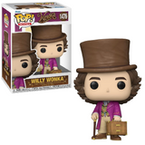 Willy Wonka #1476 Funko Pop Movies figure shown in box and out of box.