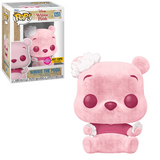 Winnie the Pooh #1250 Disney Funko Pop Cherry Blossom Flocked Hot Topic Exclusive figure in box and out of box front view